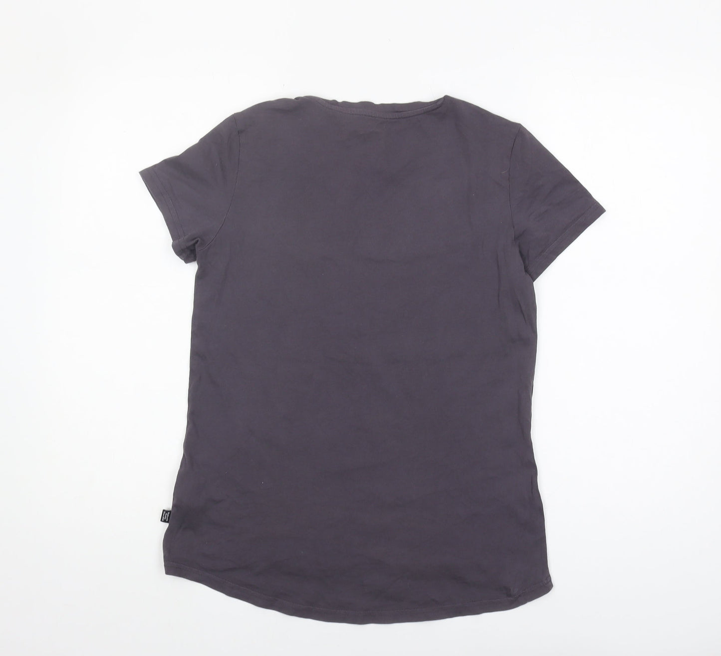 Puma Women's Grey T-Shirt Size 10 Crew Neck