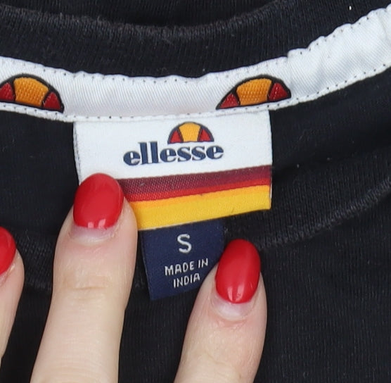 Ellesse Men's Black S T-Shirt with Logo