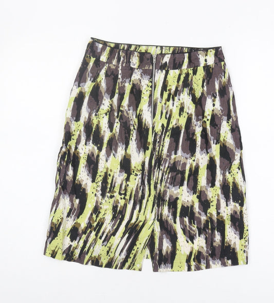 Marks and Spencer Women's Multicoloured Animal Print Skirt, Size 12