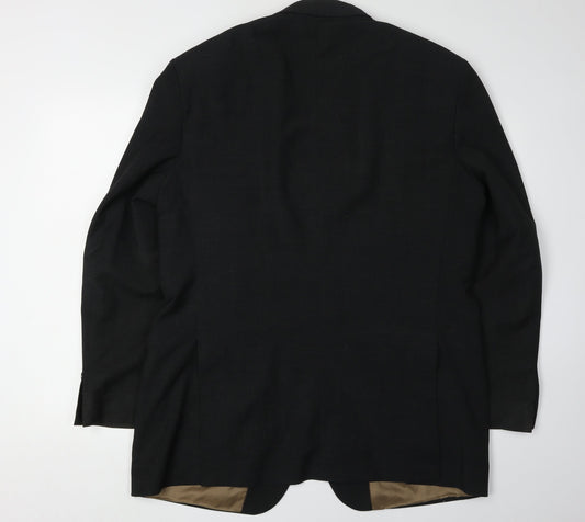 Marks and Spencer Men's Black Blazer, Size 42R