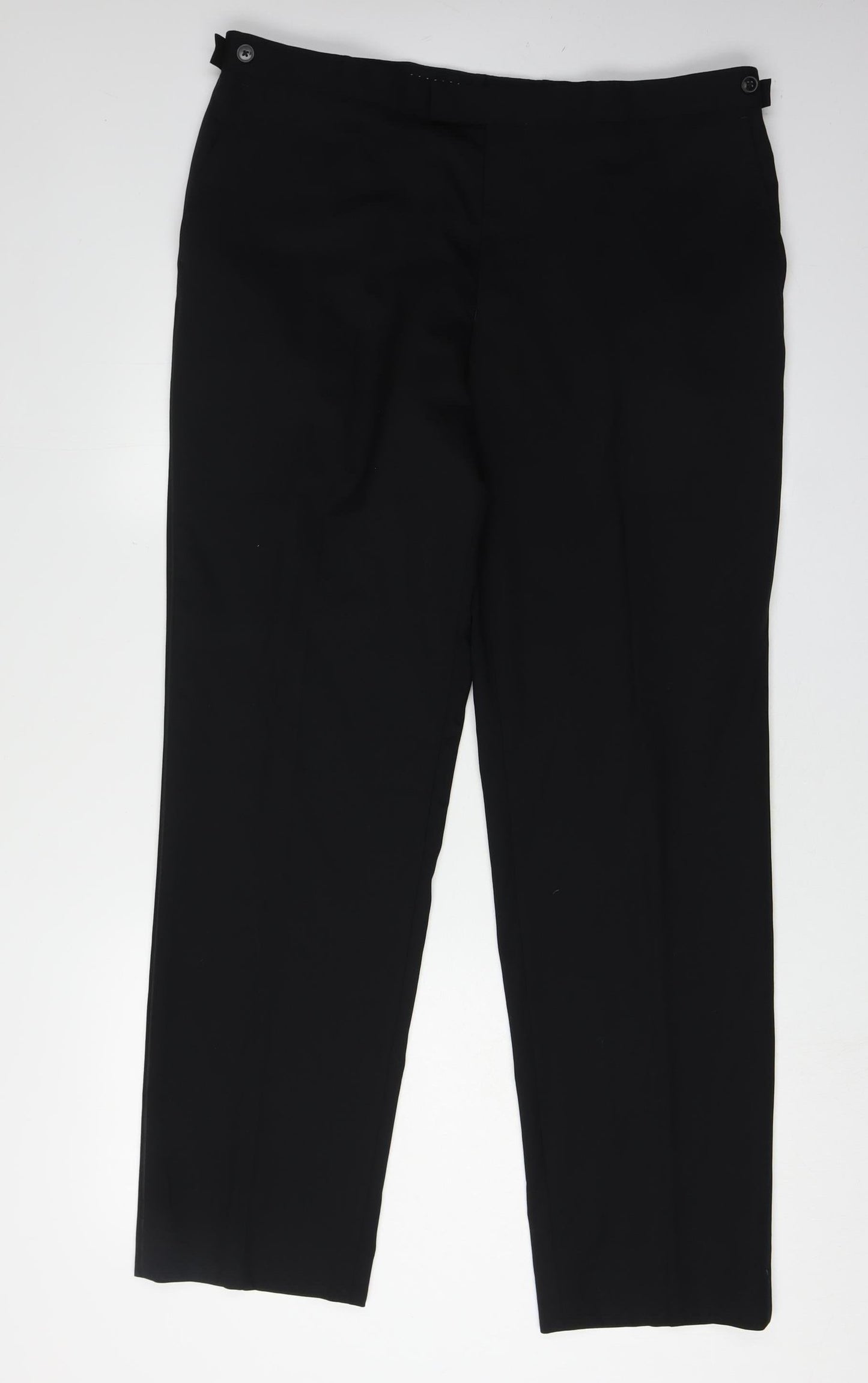 Moss Esq. Men's Black Dress Pants 36 Regular Fit