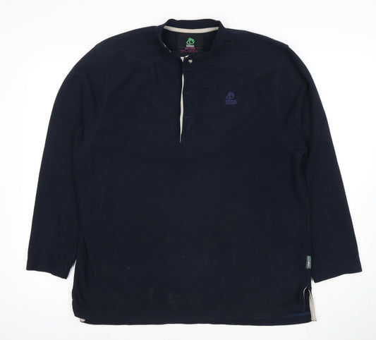 Craghoppers Men's Blue Henley Sweatshirt M