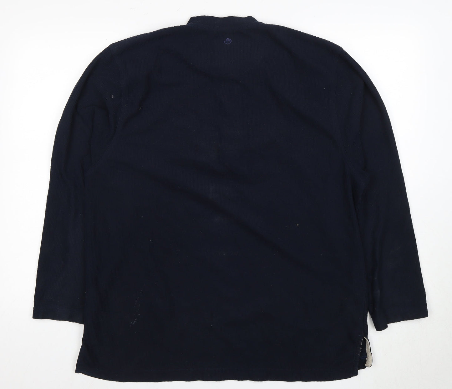 Craghoppers Men's Blue Henley Sweatshirt M