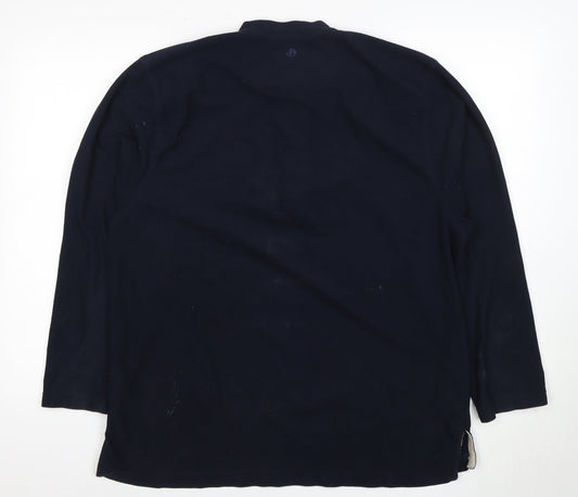 Craghoppers Men's Blue Henley Sweatshirt M