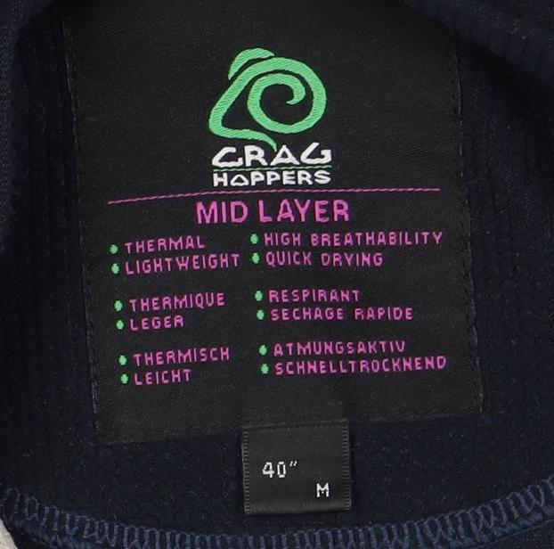 Craghoppers Men's Blue Henley Sweatshirt M