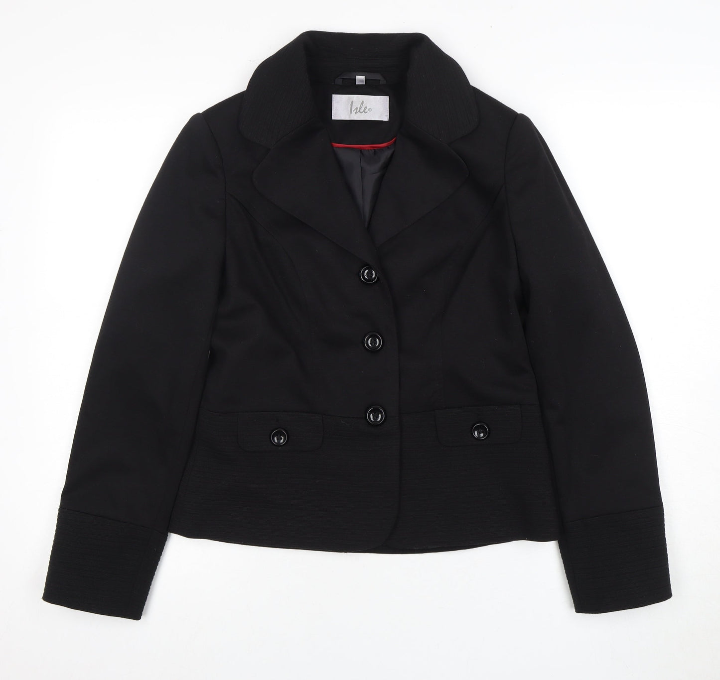 L.K. Bennet Women's Black Blazer - Size 10, Workwear Elegance