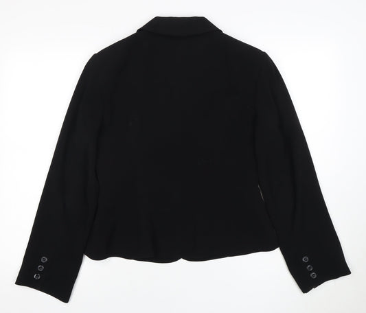 Hobbs Women’s Black Blazer, Size 12, Elegant