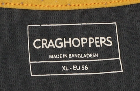 Craghoppers Men's XL Black Activewear Top Long Sleeve