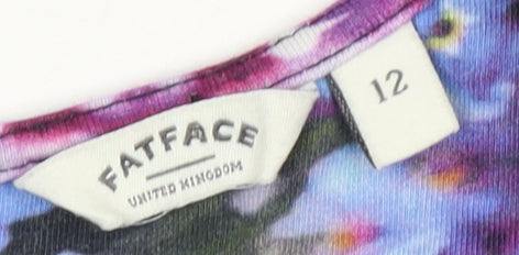 FatFace Women's Multicoloured Fit & Flare Dress, Size 12
