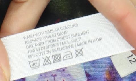 FatFace Women's Multicoloured Fit & Flare Dress, Size 12