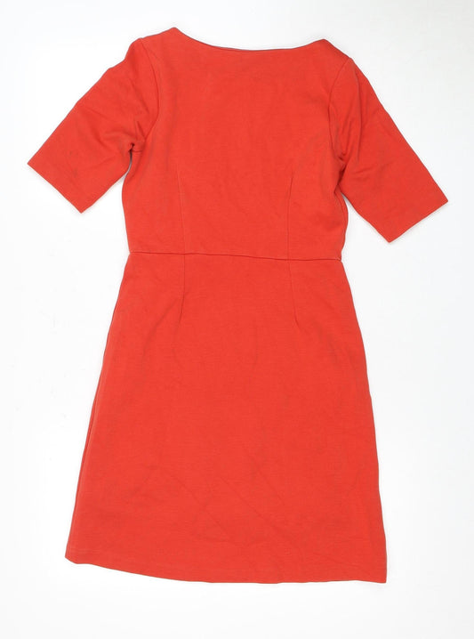 Boden Women's Red Half Sleeve Dress