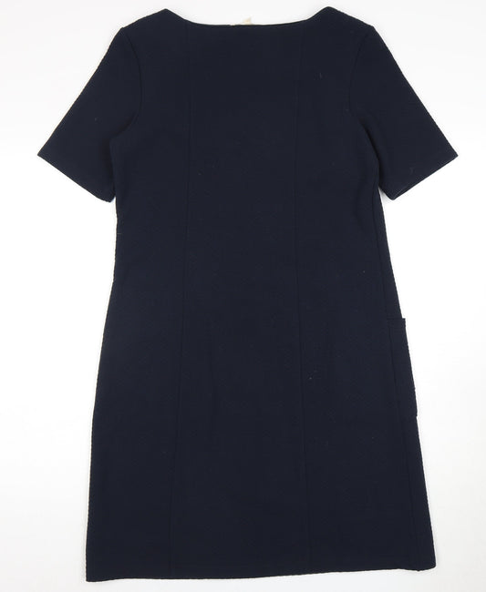 White Stuff Women's Blue Dress Size 12, Comfortable Knit