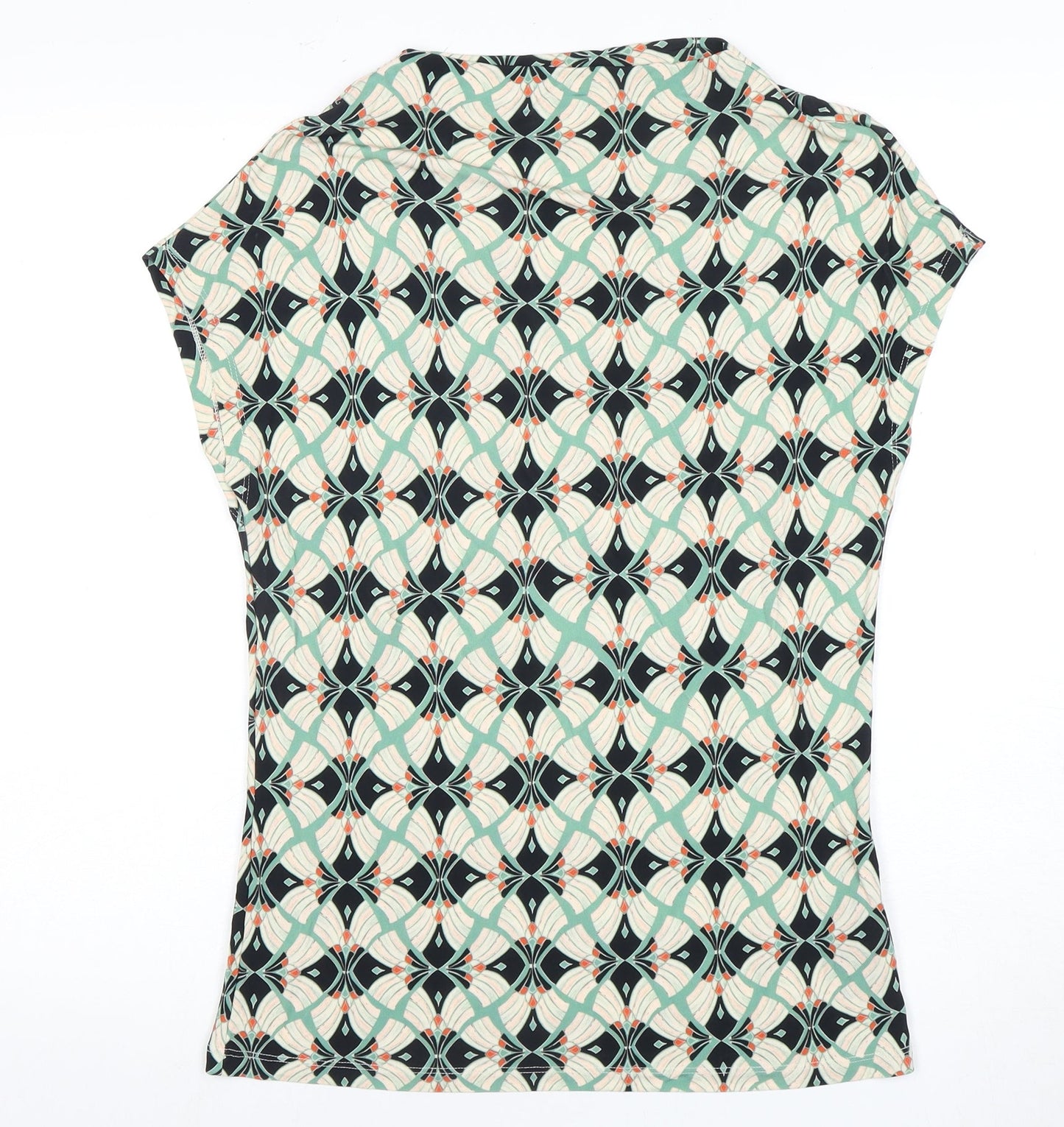 Reiss Women's Geometric Multicoloured T-Shirt S
