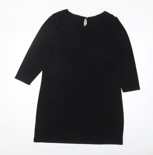 Womens UK Size L Klass Black Polyester Blend Blouse