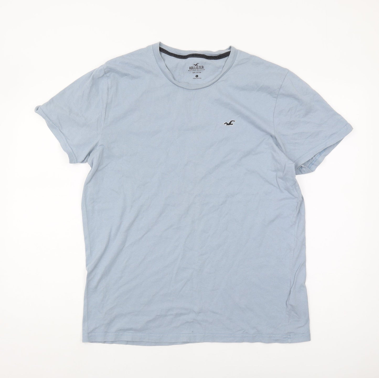 Hollister Men’s Blue L Cotton T-Shirt