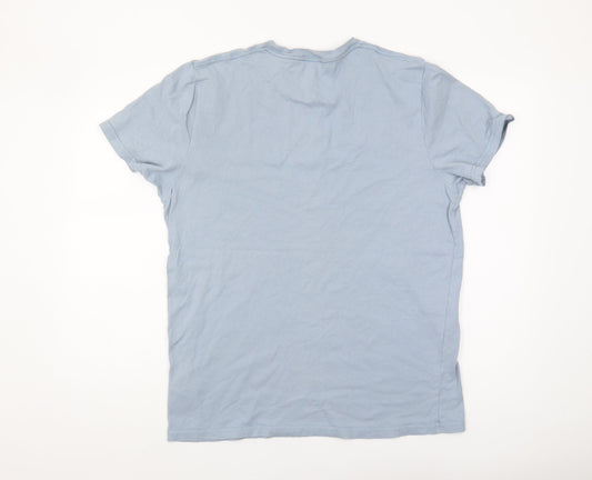Hollister Men’s Blue L Cotton T-Shirt