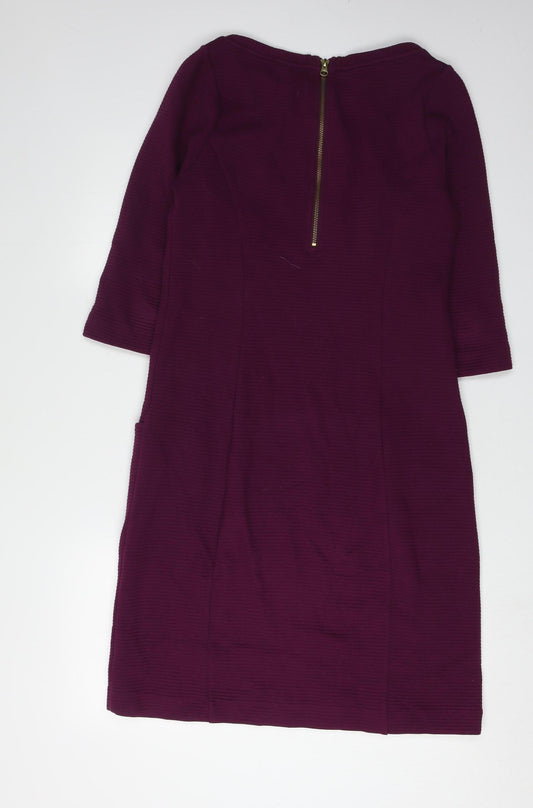 Boden Women's Purple Shift Dress Size 10