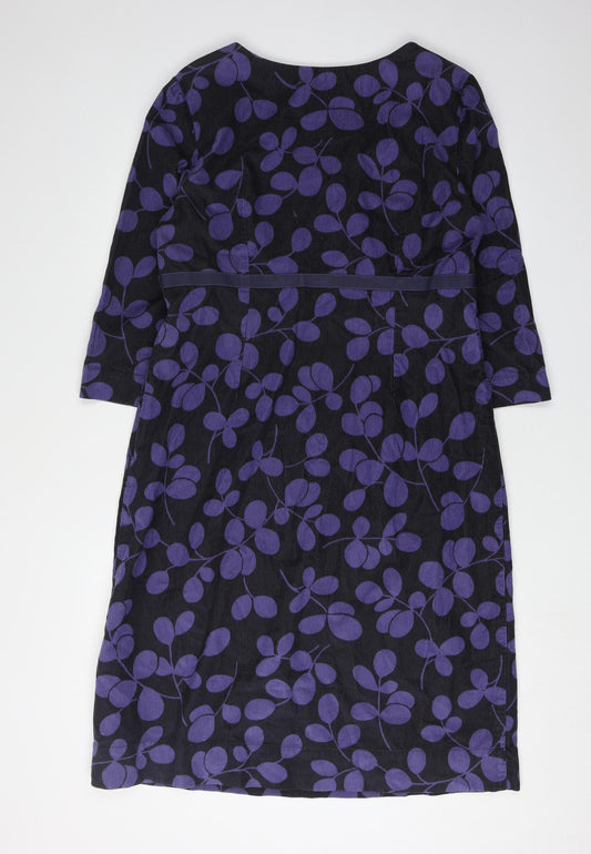 Boden Women's Multicoloured Floral Dress Size 10