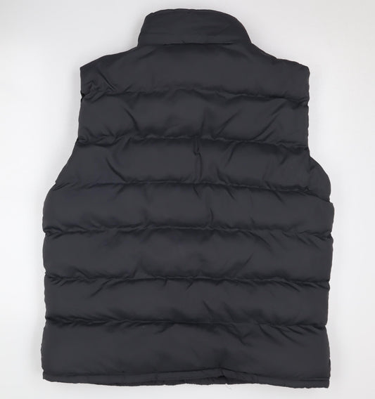 Lee Cooper Men's Black Puffer Waistcoat M Casual