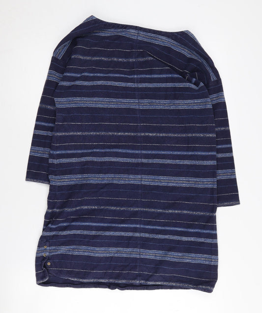 Womens UK Size 8 White Stuff Blue Cotton Tunic