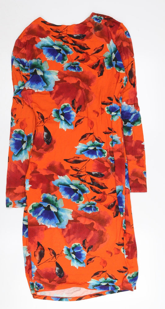 Joe Browns Women's Multicoloured Floral Wrap Dress Size 10