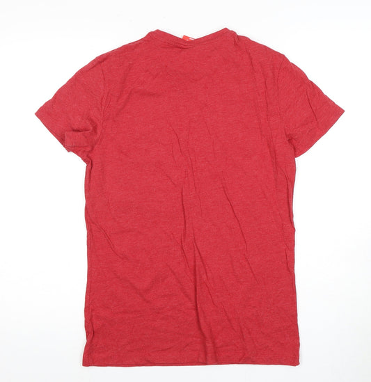 Coca-Cola Red Christmas T-Shirt, Men's Small, Graphic Print