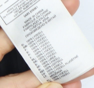 Adidas Women's Black Tank Top Lyocell Size 14