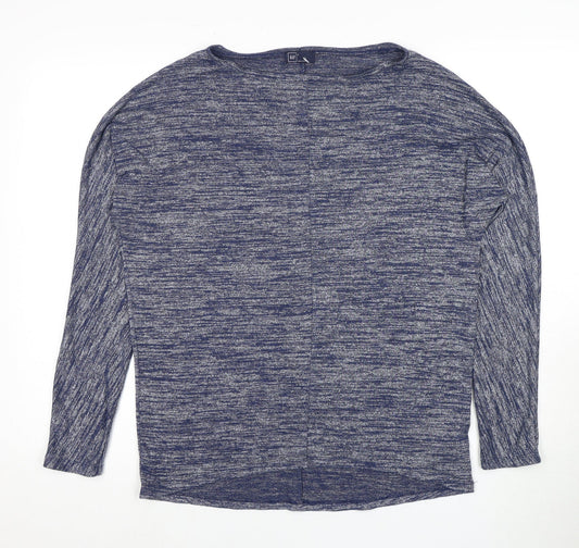 Gap Women’s Blue Long Sleeve Top - S, Jersey, Casual