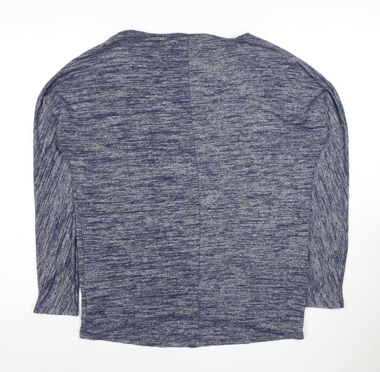Gap Women’s Blue Long Sleeve Top - S, Jersey, Casual