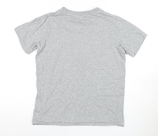 Nike Boys Grey XS T-Shirt Short Sleeve Casual
