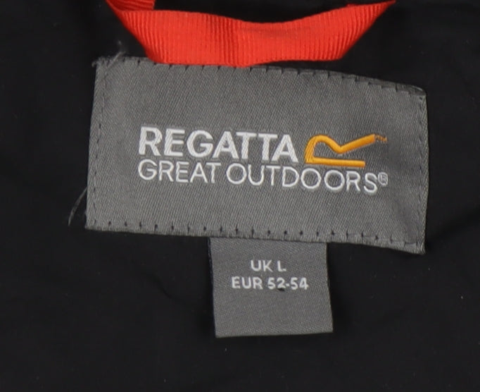 Regatta Men's Black Windbreaker Jacket L