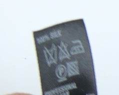 Brand and care label for Marks & Spencer Multicoloured Striped Silk Tie