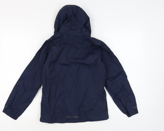 TOG24 Boys Blue Mid-Length Hooded Jacket 12-13 Years