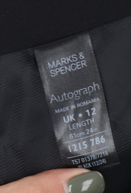 Additional view of Marks & Spencer Black Pencil Skirt, size 12, New