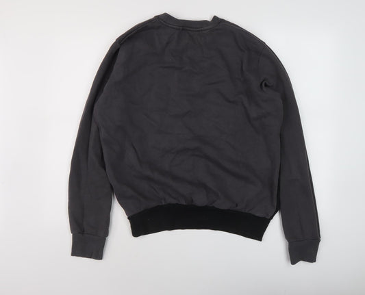 McKenzie Men's Black/Grey Logo Sweatshirt S