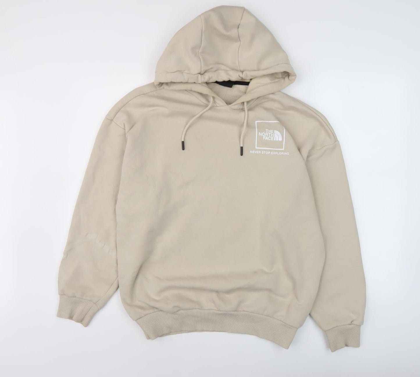 The North Face Women's Beige Pullover Hoodie, Size L