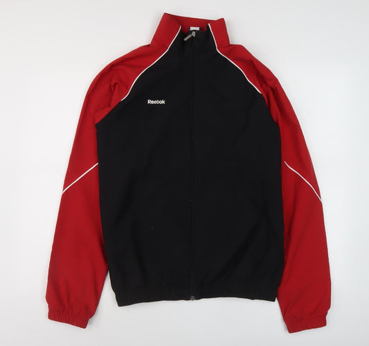 Reebok Men's Black Red Track Jacket Size M