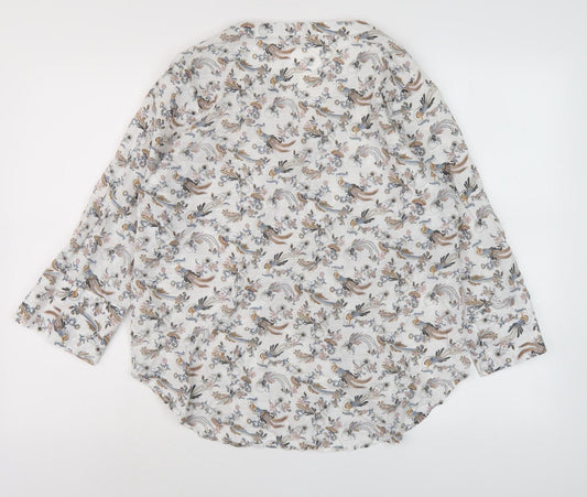 Fat Face Women's Multicoloured Paisley Blouse