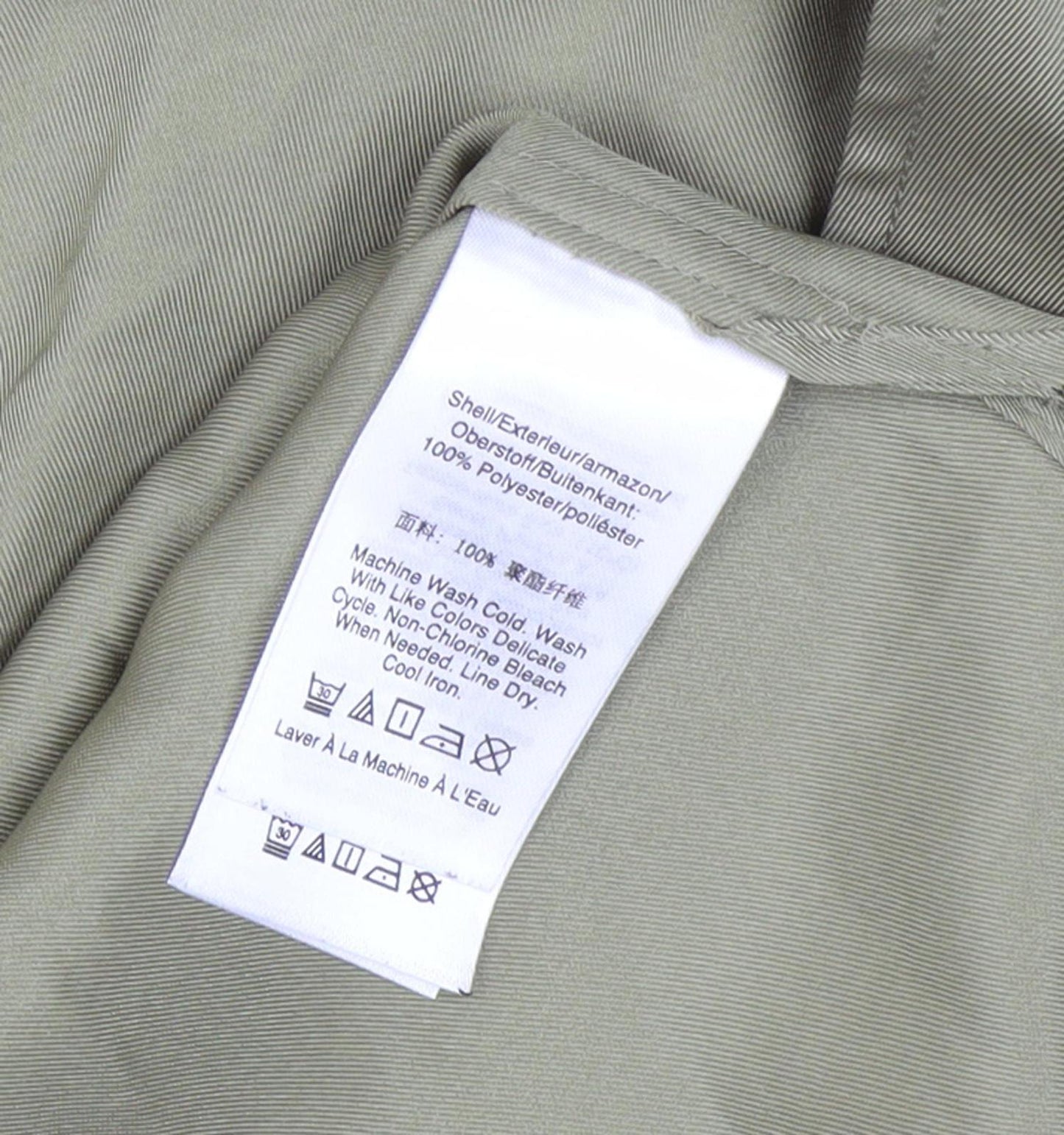 DKNY Women's Green Solid Top Polyester