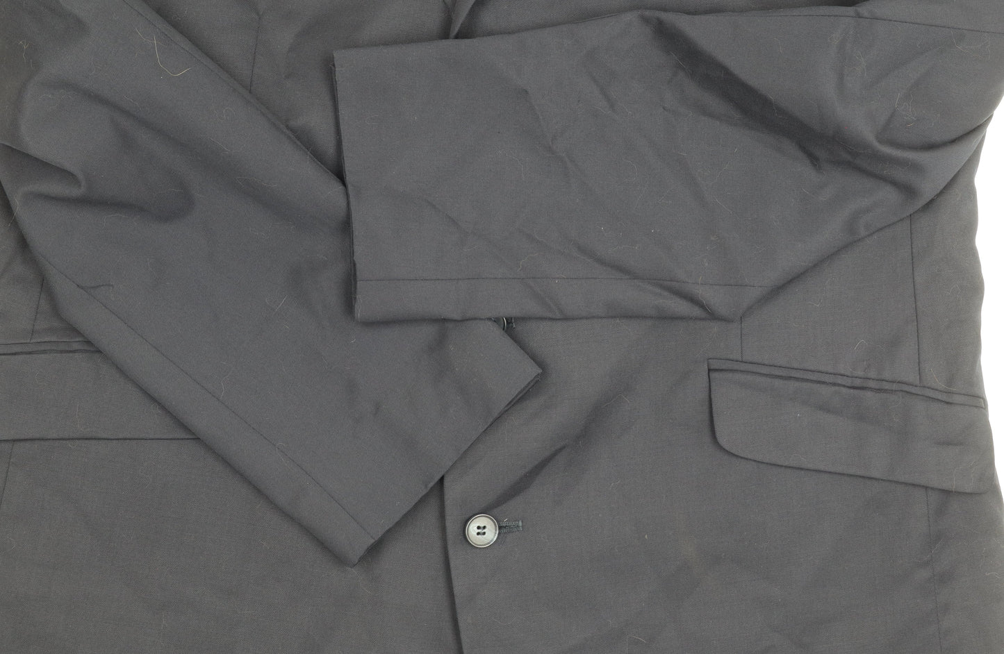Pierre Cardin Mens Blue Wool Blazer, Size 44L