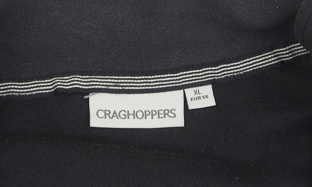 Craghoppers Men's Black XL Waistcoat Full Zip
