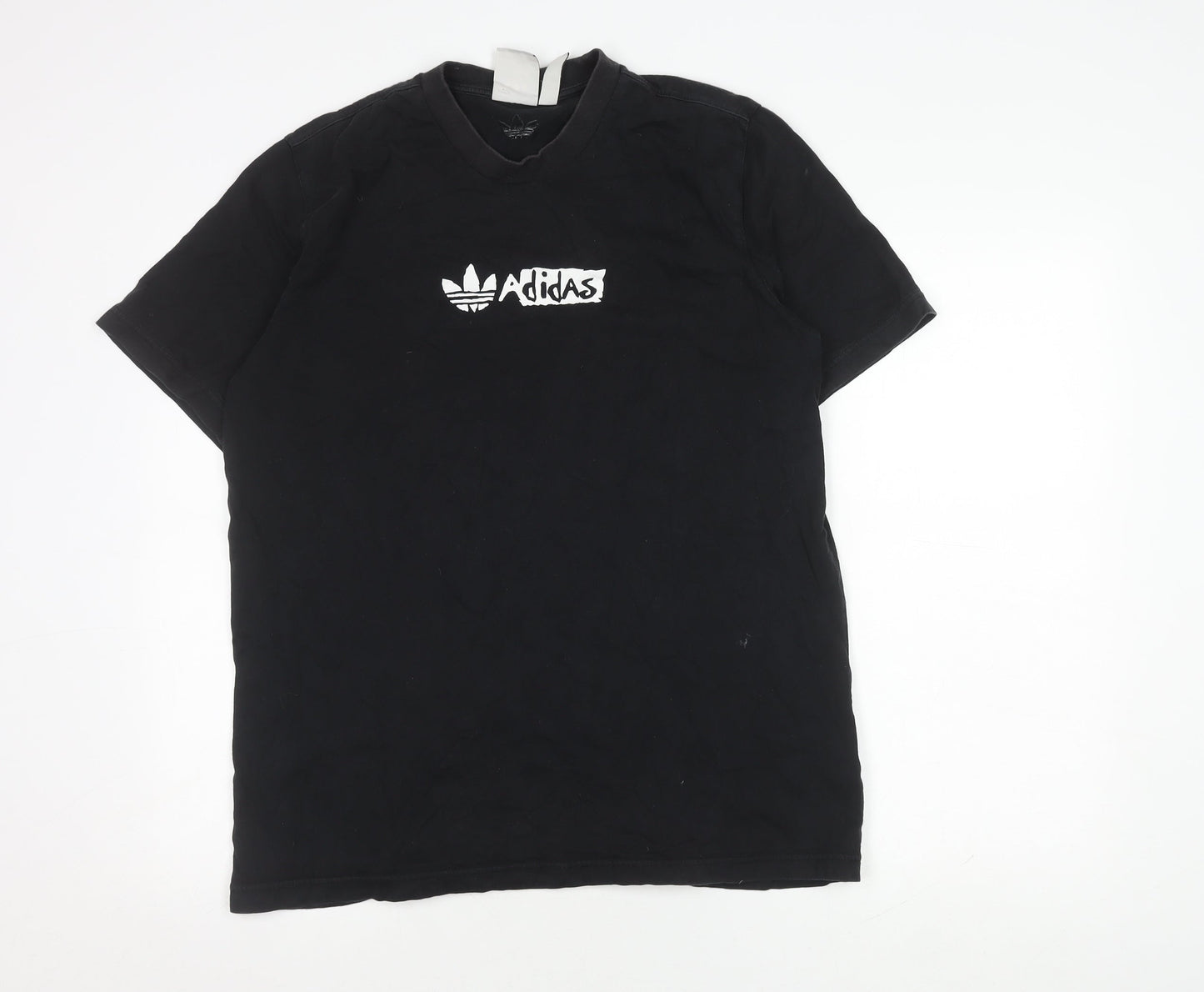Adidas Black Men's Medium Graphic T-Shirt