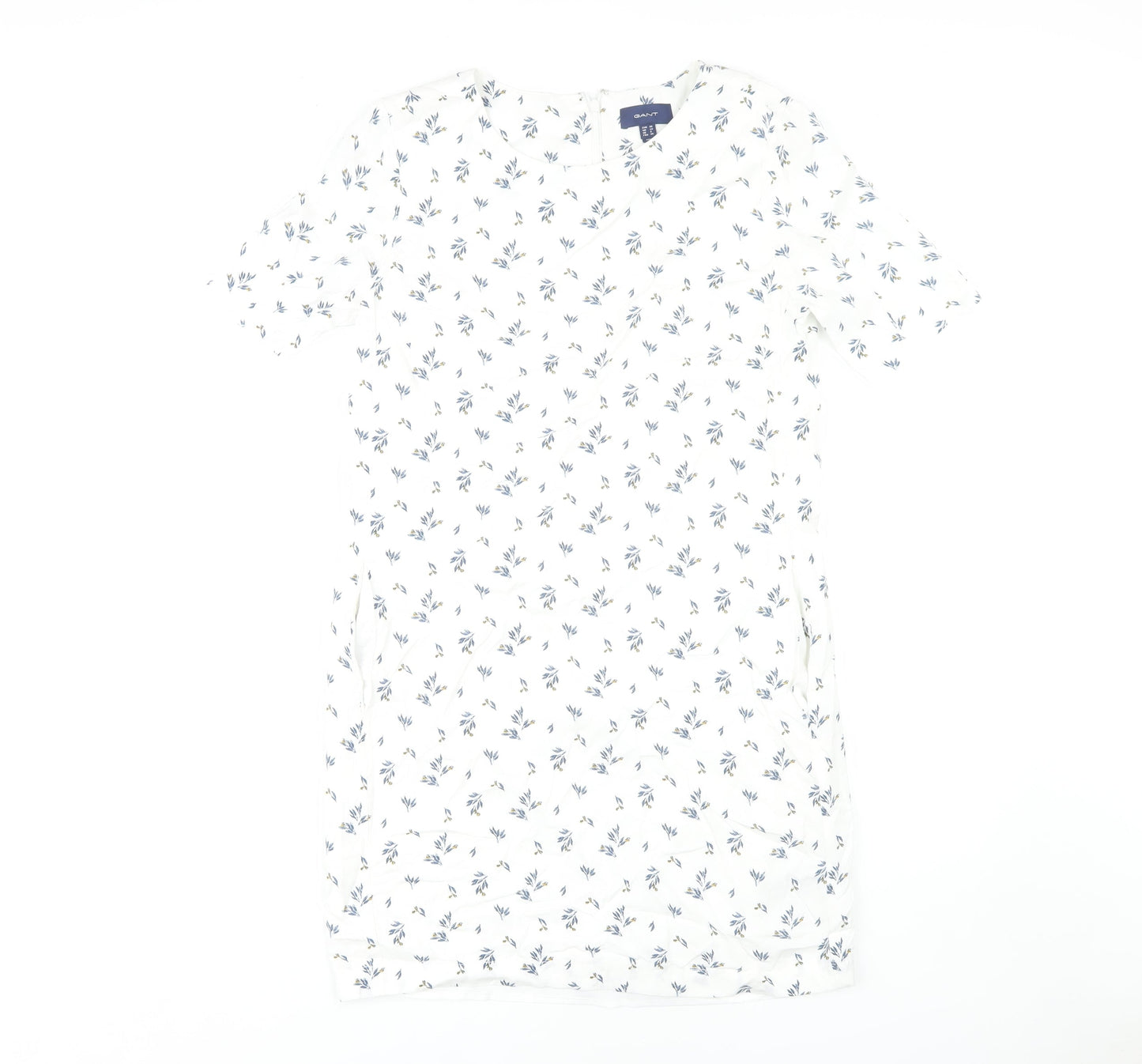 Gant Women's White Floral Short Sleeve Dress
