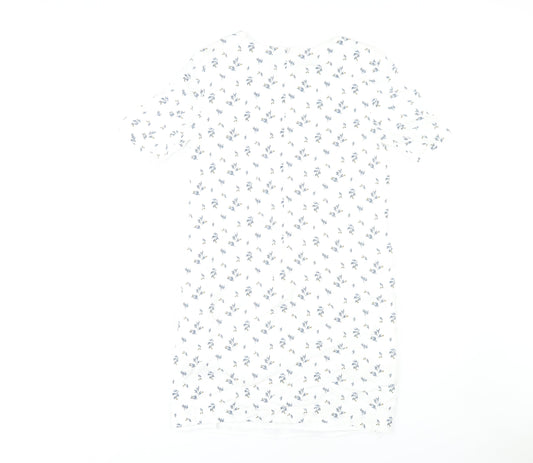 Gant Women's White Floral Short Sleeve Dress