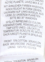 Brand and care label for Principles by Ben de Lisi Women's White Blouse, size 20