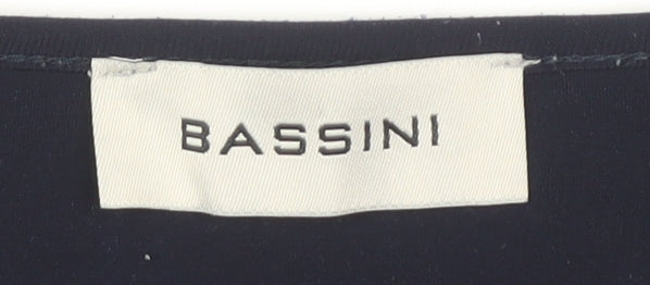Bassini Women's Blue 3/4 Sleeve Top Size 20