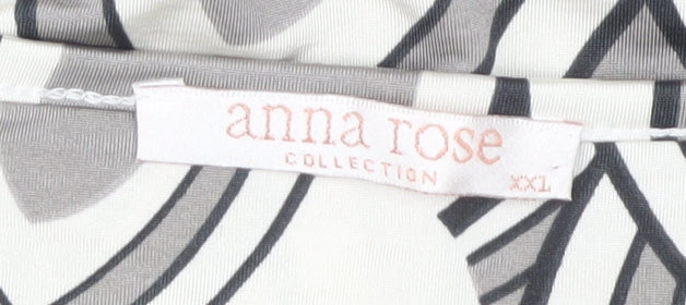 Anna Rose Women's Multicoloured XL Geometric T-Shirt
