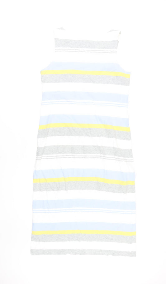 Joules Women's Multicoloured Striped Dress Size 12