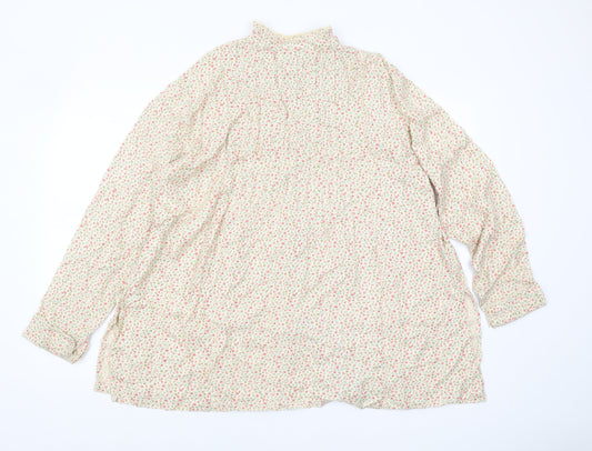 Womens UK Size S Past Times Multicoloured Cotton Blouse