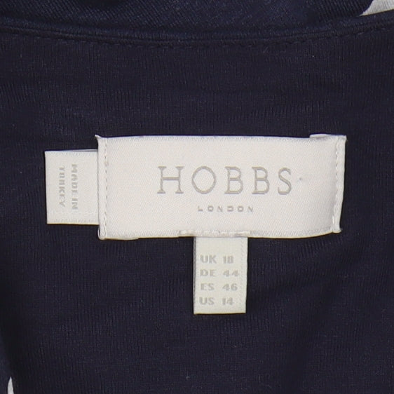 Hobbs Women's Multicoloured Floral Knee Wrap Dress